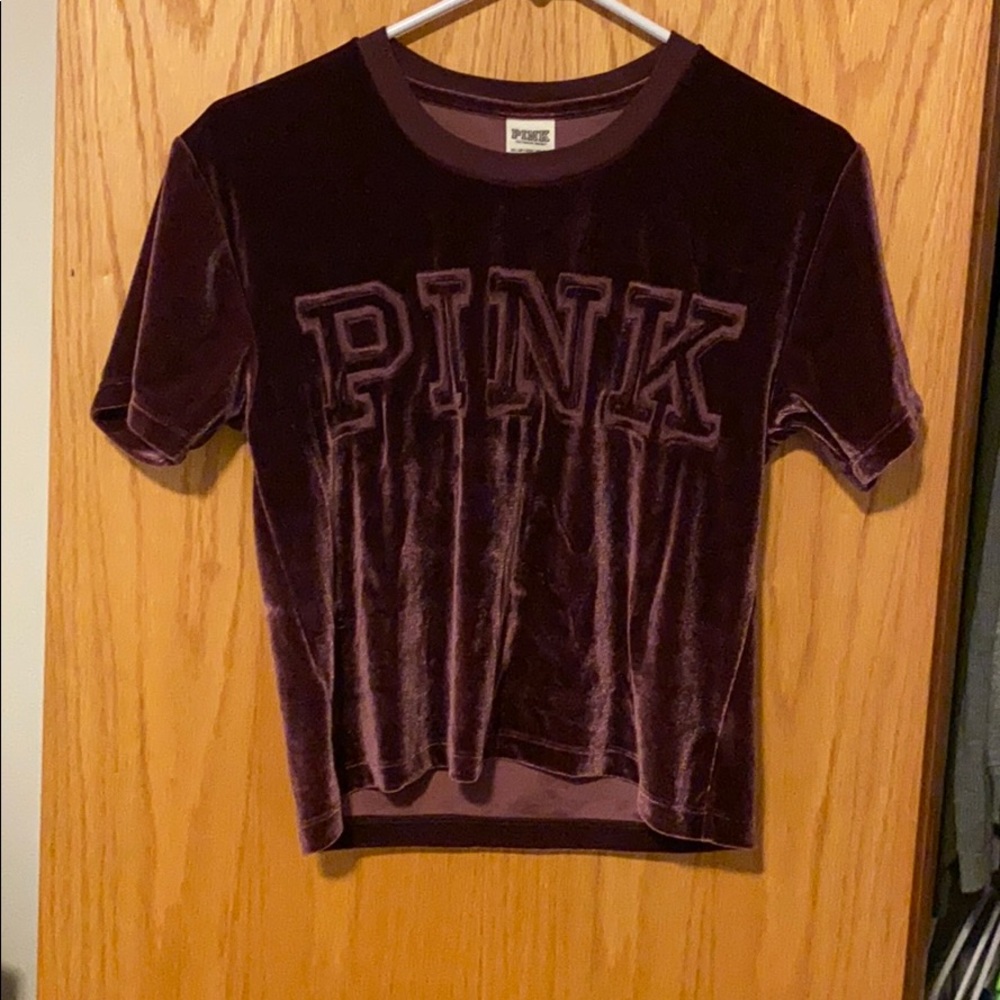 PINK Velvet Edition Crop Top XS